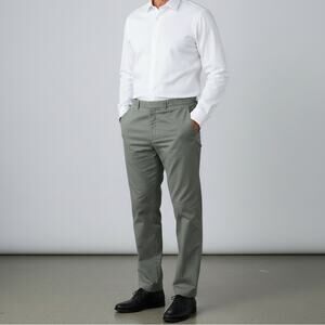 J. Crew Classic-Fit Hemp-Organic Cotton Blend Suit Pant NWT Men's Sz M Gray